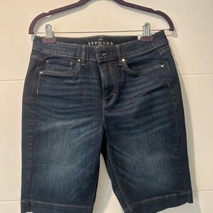 WHBM NWT Bermuda Denim Shorts